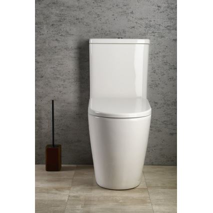 Sapho - WC combinato TURKU scarico inferiore/posteriore ceramica/bianco