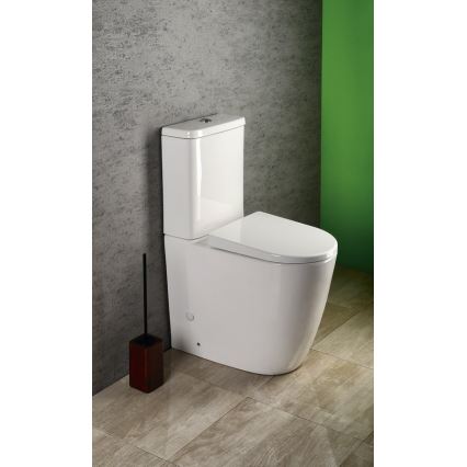 Sapho - WC combinato TURKU scarico inferiore/posteriore ceramica/bianco