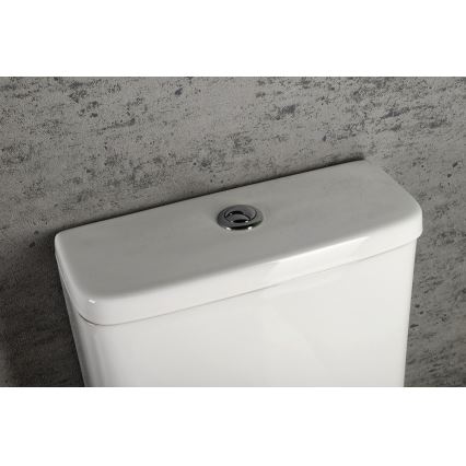 Sapho - WC combinato TURKU scarico inferiore/posteriore ceramica/bianco