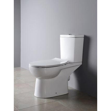 Sapho - WC monoblocco, scarico posteriore, ceramica/bianco