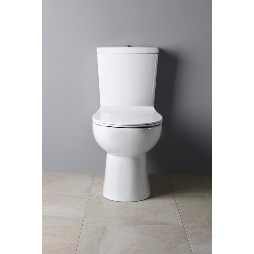 Sapho - WC monoblocco, scarico posteriore, ceramica/bianco