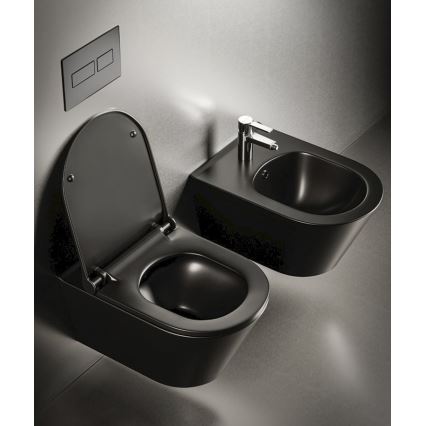 Sapho - WC sospeso AVVA ceramica/nero