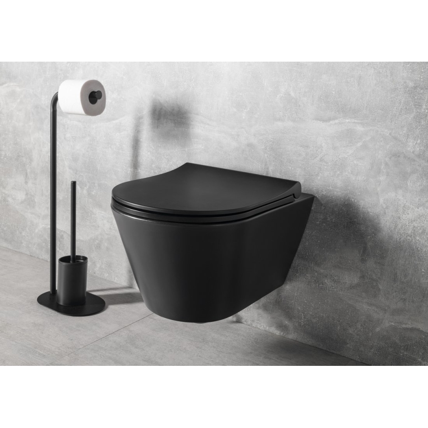 Sapho - WC sospeso AVVA ceramica/nero