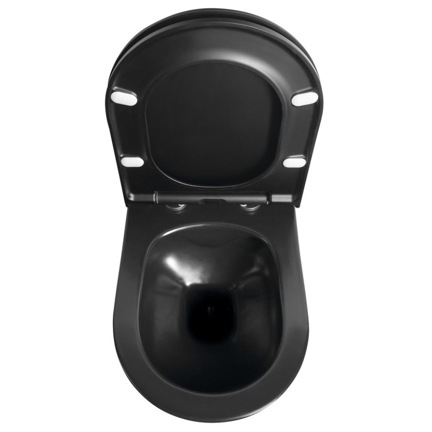 Sapho - WC sospeso AVVA ceramica/nero