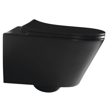 Sapho - WC sospeso AVVA ceramica/nero