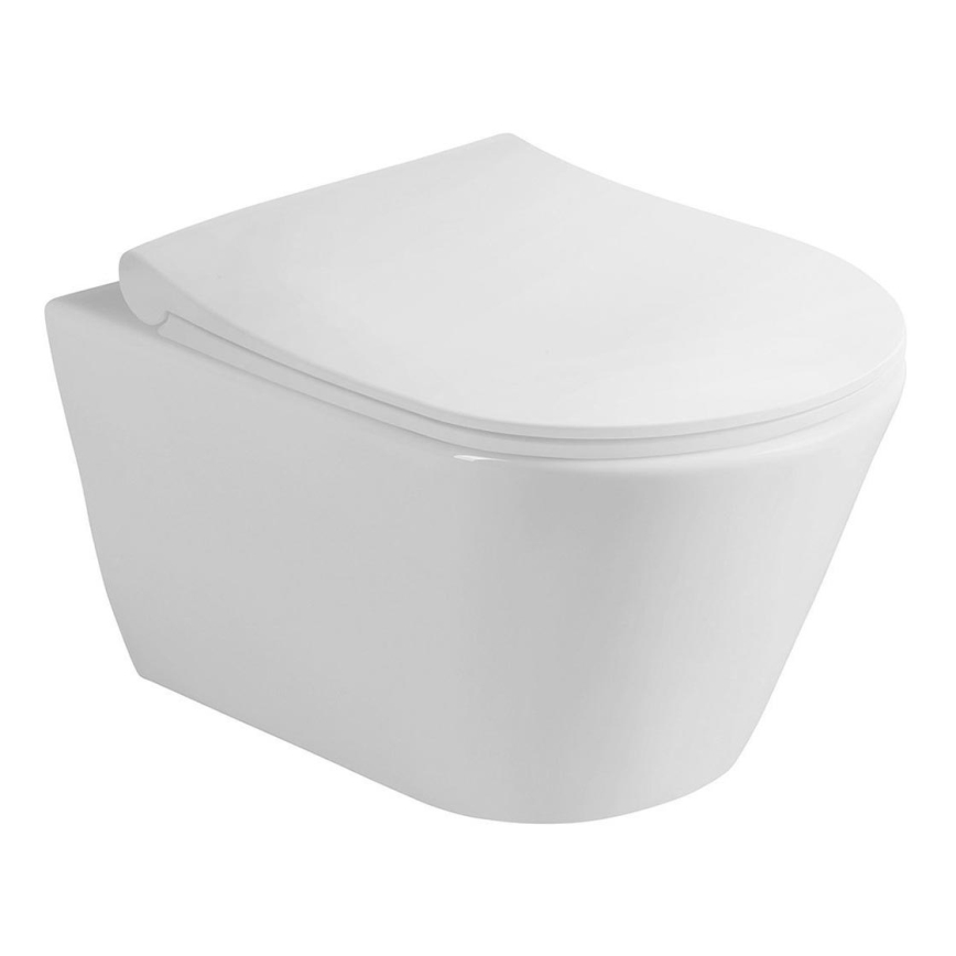 Sapho - WC sospeso AVVA in ceramica, bianco