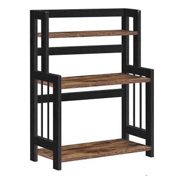 Scaffale a ripiani per cucina MARGE, nero