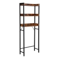 Scaffale da bagno RENARO marrone/nero