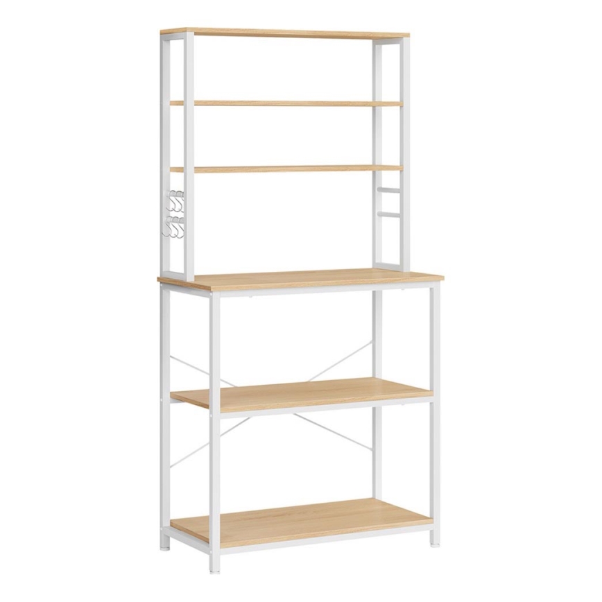 Scaffale da cucina MARGE marrone/bianco