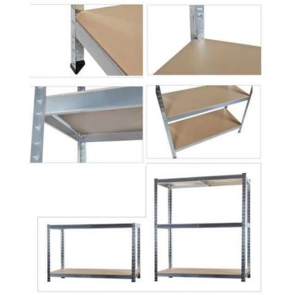 Scaffale da magazzino 180x90x40 cm