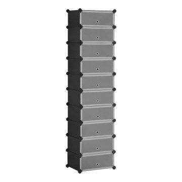 Scaffale modulare con cassetti BOXIFY, nero