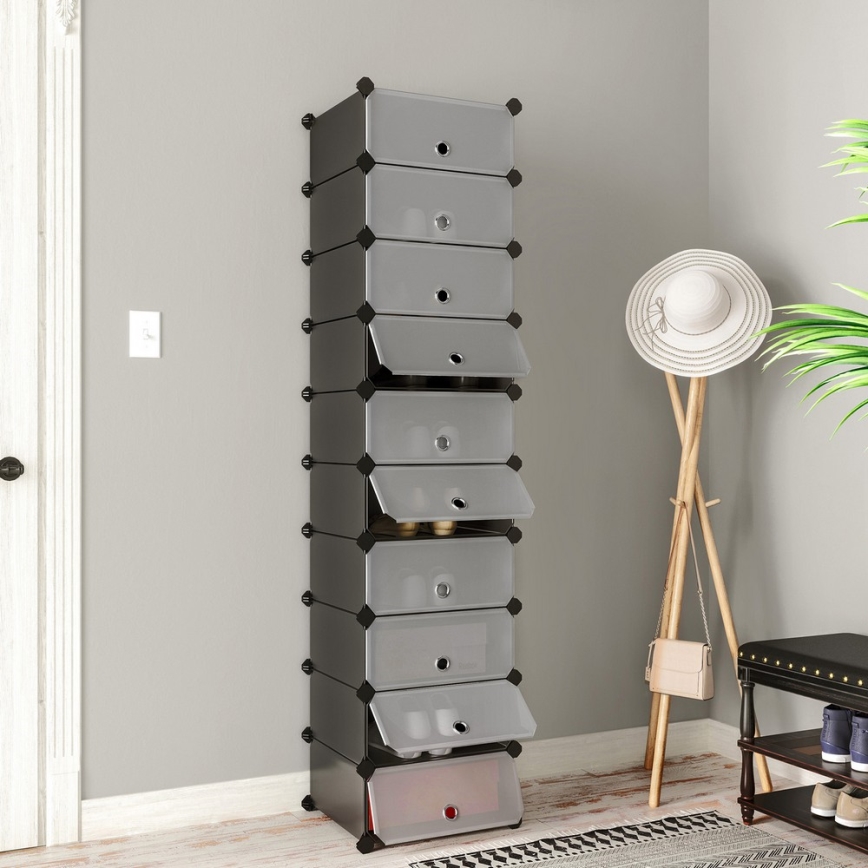 Scaffale modulare con cassetti BOXIFY, nero