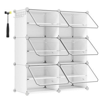 Scaffale modulare con scomparti BOXIFY bianco