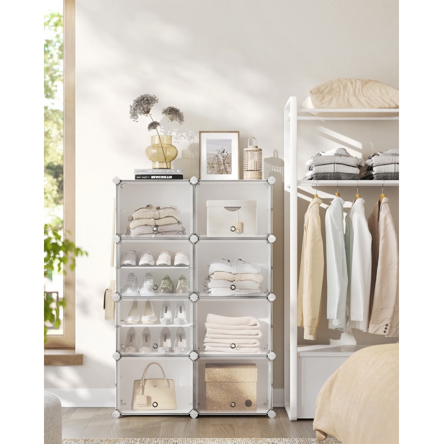 Scaffale modulare con scomparti BOXIFY bianco