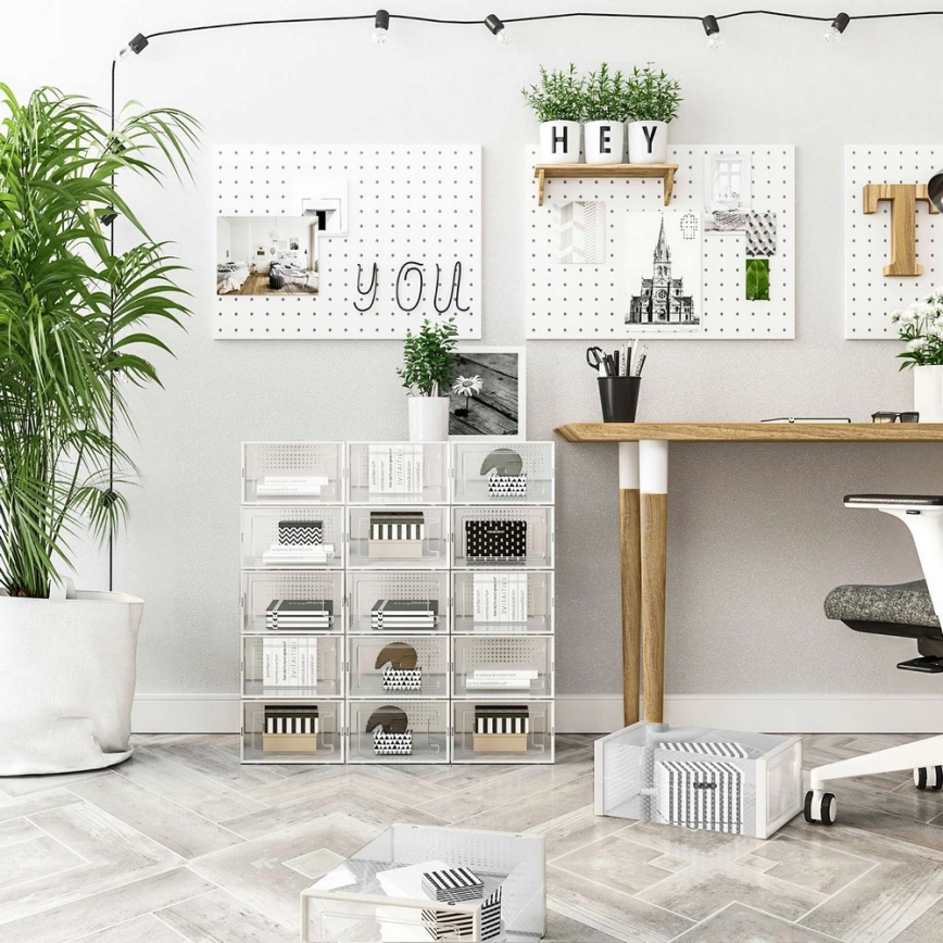Scaffale modulare con scomparti BOXIFY bianco