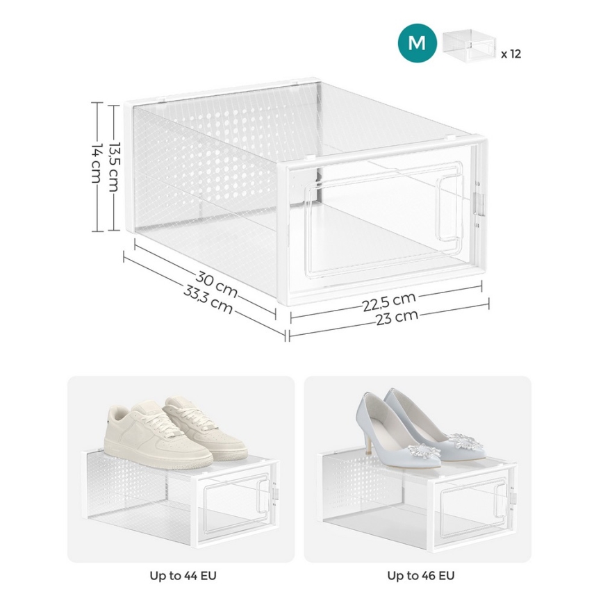 Scaffale modulare con scomparti BOXIFY bianco