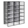 Scaffale modulare con scomparti BOXIFY nero