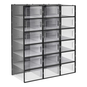 Scaffale modulare con scomparti BOXIFY nero