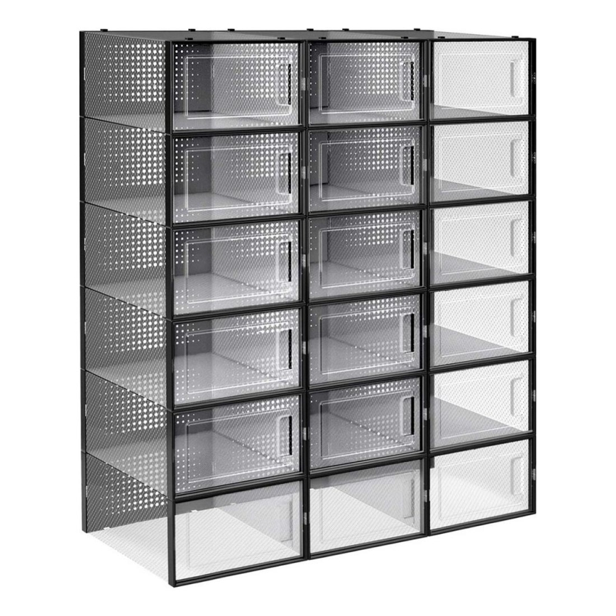 Scaffale modulare con scomparti BOXIFY nero