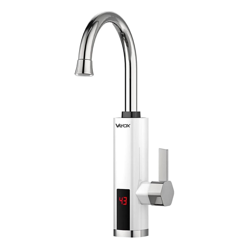 Scaldabagno istantaneo con LED display 3000W/230V IPX4 bianco
