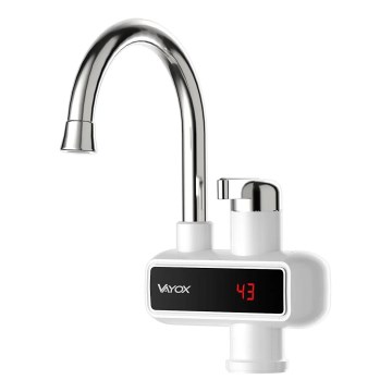 Scaldabagno istantaneo con LED display 3000W/230V IPX4 bianco