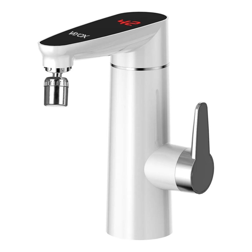 Scaldabagno istantaneo con LED display 3000W/230V IPX4 bianco