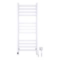 Scaldasalviette a pioli da bagno con termostato AVANGARD 227W 120x48cm, bianco, lato destro