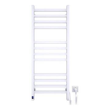 Scaldasalviette a pioli da bagno con termostato AVANGARD 227W 120x48cm, bianco, lato destro