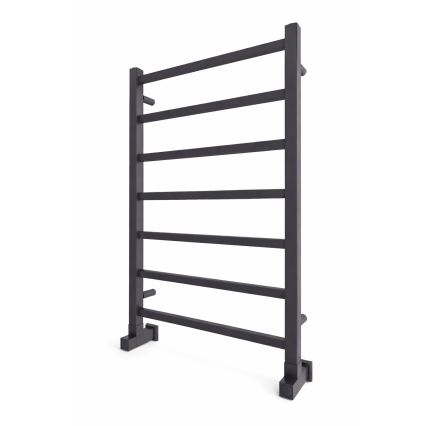 Scaldasalviette a pioli per bagno INOX TOKIO 161W/230V 77x53 cm acciaio inox/antracite