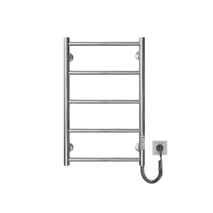 Scaldasalviette a scala CLASSIC 65W/230V 66x42 cm acciaio inossidabile/cromo lucido, lato destro