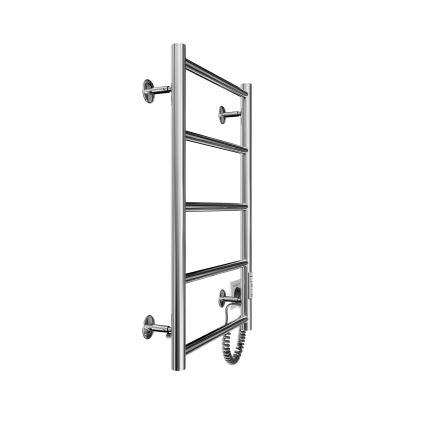 Scaldasalviette a scala CLASSIC 65W/230V 66x42 cm acciaio inossidabile/cromo lucido, lato destro