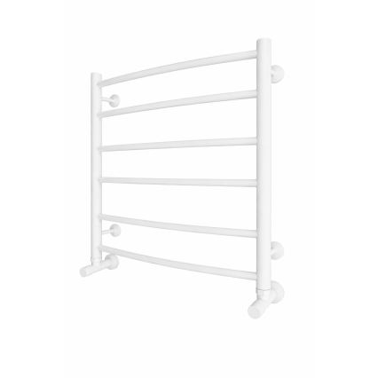 Scaldasalviette a scala da bagno INOX CLASSIC 122W/230V 57x53 cm acciaio inox/bianco