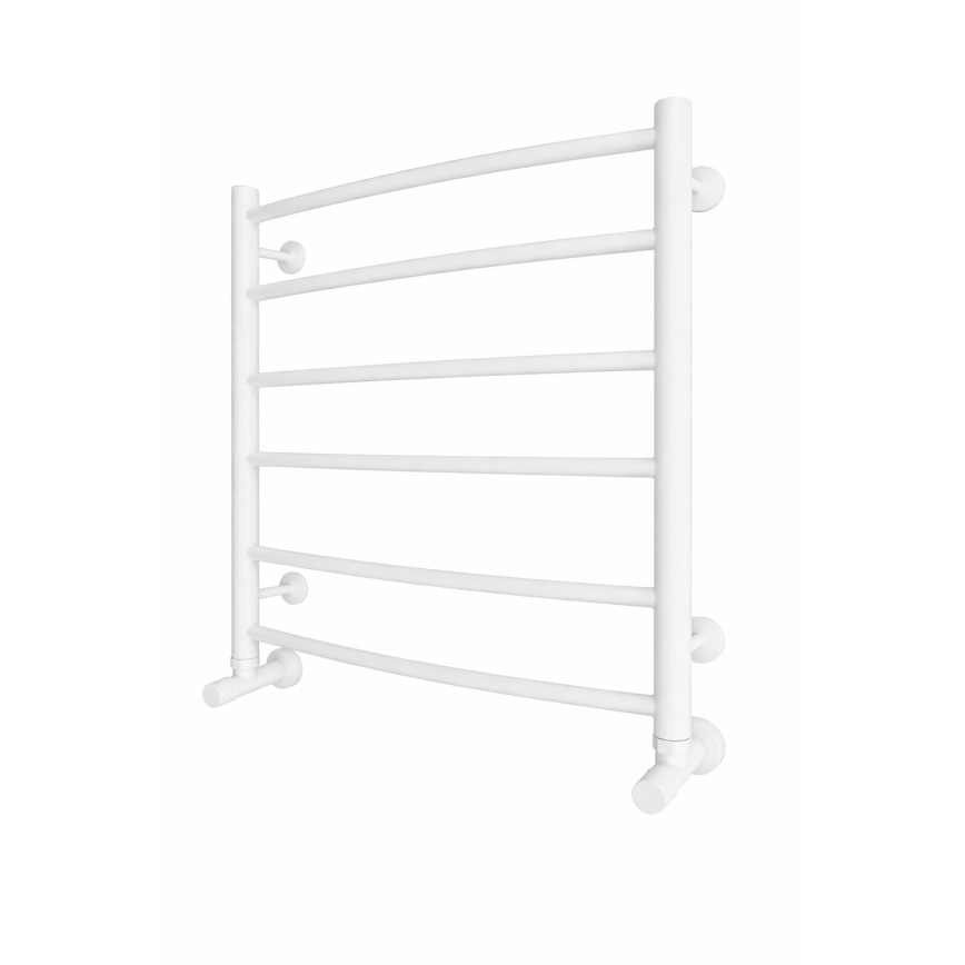 Scaldasalviette a scala da bagno INOX CLASSIC 122W/230V 57x53 cm acciaio inox/bianco