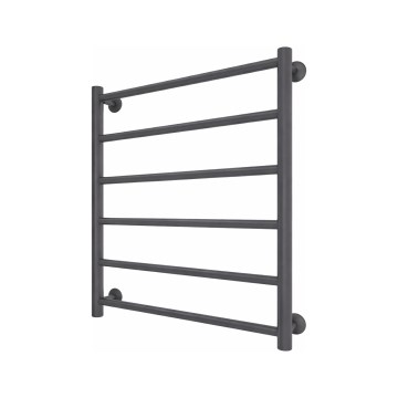 Scaldasalviette a scala da bagno INOX FLAT 122W/230V 57x43 cm acciaio inox/antracite