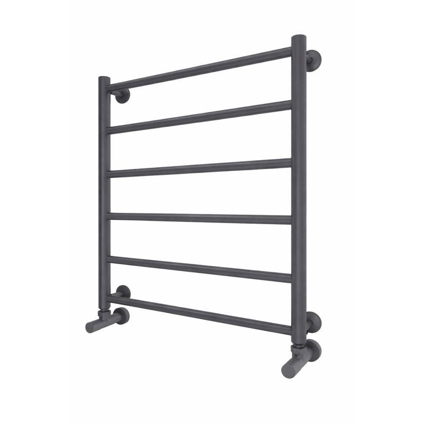 Scaldasalviette a scala da bagno INOX FLAT 122W/230V 57x43 cm acciaio inox/antracite