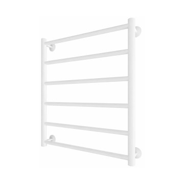 Scaldasalviette a scala da bagno INOX FLAT 122W/230V 57x43 cm inox/bianco