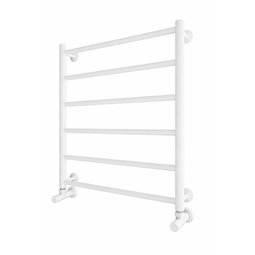 Scaldasalviette a scala da bagno INOX FLAT 122W/230V 57x43 cm inox/bianco