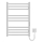 Scaldasalviette a scala HF GREENWICH 100W/230V 57x43 cm bianco arrotondato