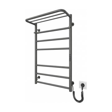 Scaldasalviette a scala HOME 95W/230V 77x53 cm, acciaio inox/antracite, lato destro