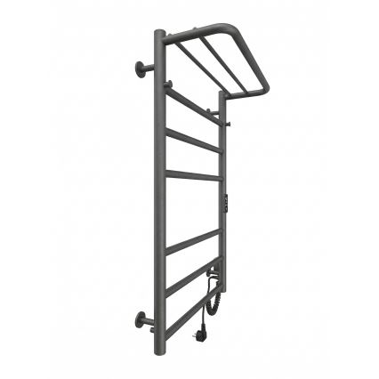 Scaldasalviette a scala HOME 95W/230V 77x53 cm, acciaio inox/antracite, lato destro