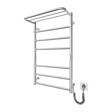 Scaldasalviette a scala per bagno HOME 95W/230V 77x53 cm acciaio inox/cromato destro