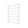 Scaldasalviette a scaletta da bagno INOX TOKIO 161W/230V 77x53 cm acciaio inossidabile/bianco