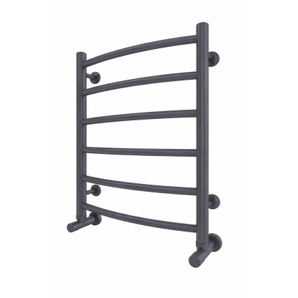 Scaldasalviette a scaletta INOX CLASSIC 120W/230V 57x43 cm acciaio inossidabile/antracite