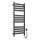 Scaldasalviette da bagno a scaletta con termostato LARGO 541W/230V 120,6 cm IP44 nero profilo quadrato destro