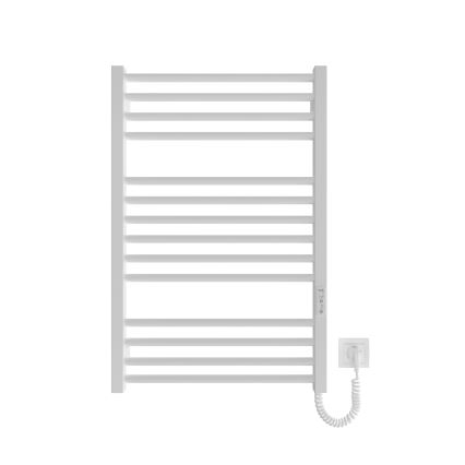 Scaldasalviette da bagno HF DERBY 170W/230V 77x53 cm bianco, lato destro