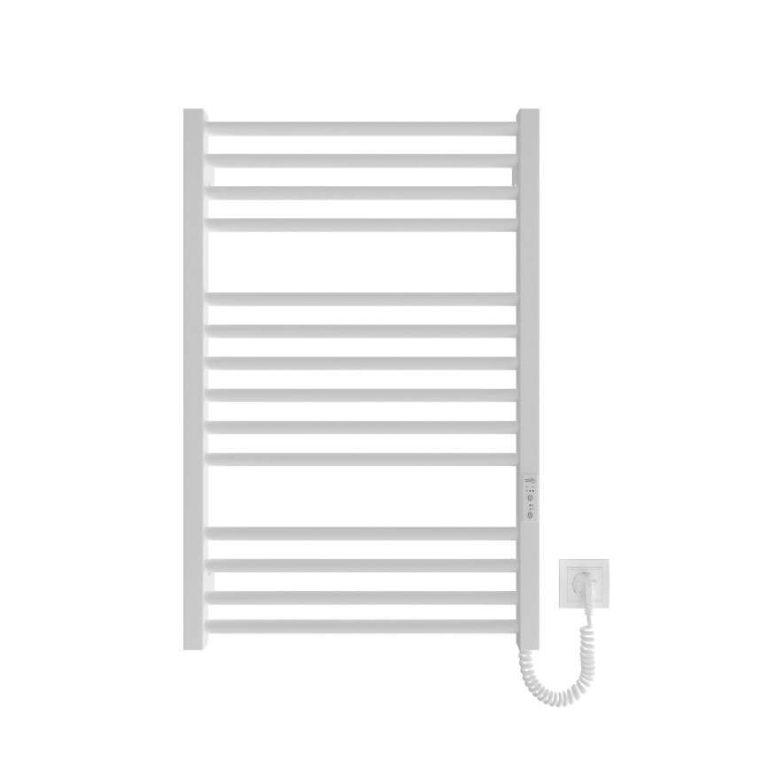 Scaldasalviette da bagno HF DERBY 170W/230V 77x53 cm bianco, lato destro