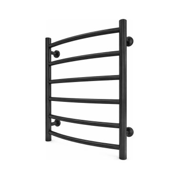 Scaldasalviette da bagno INOX CLASSIC 120W/230V 57x43 cm acciaio inox/nero