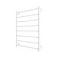 Scaldasalviette da bagno INOX FLAT 163W/230V 77x53 cm acciaio inox/bianco
