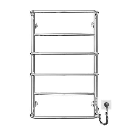Scaldasalviette da bagno LUX 105W/230V 81x52 cm acciaio inossidabile/cromo lucido, lato destro