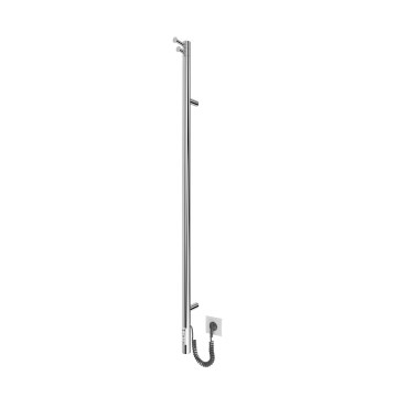 Scaldasalviette da bagno RAY 25W/230V 110x30 cm IP44 acciaio inox/cromo lucido